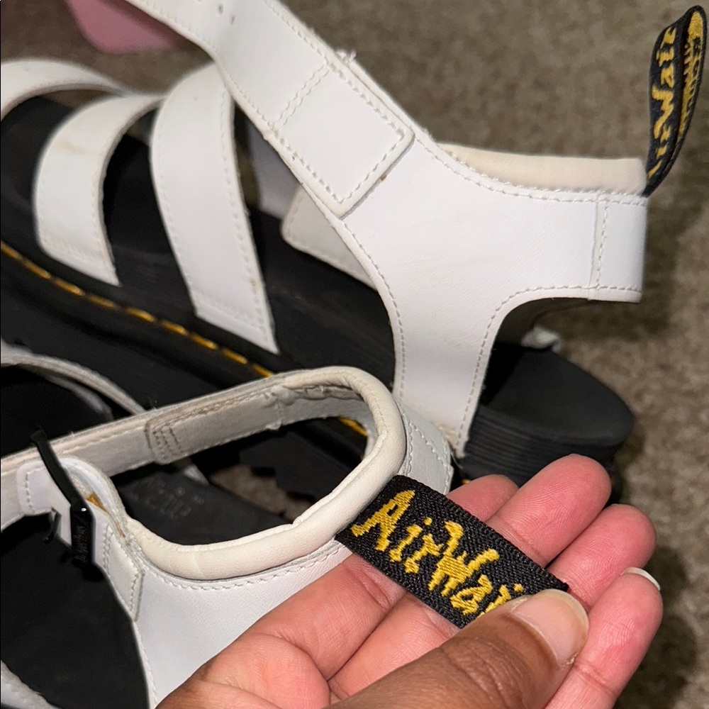 Dr Martens Airwalk White and Black Sandals